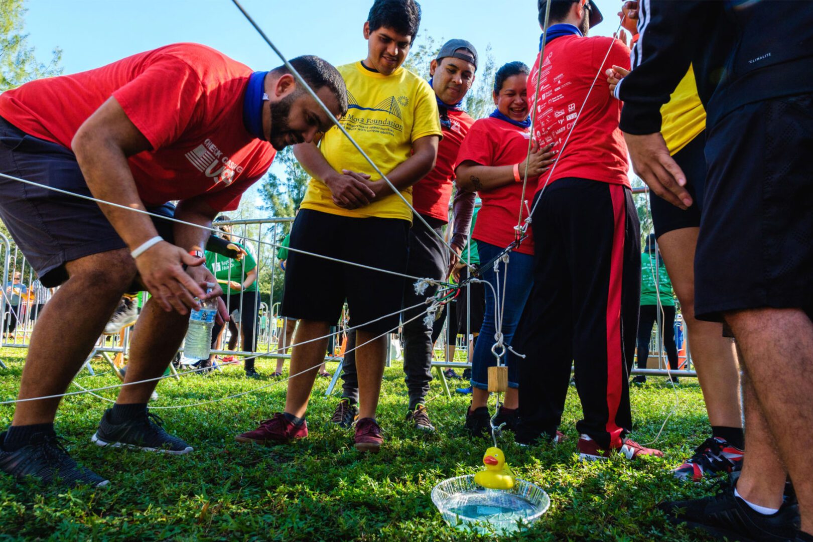 Miami Corporate Games is a team building event in South Florida which brings businesses together to empower their team members while changing societies perspective of individuals with developmental disabilities.