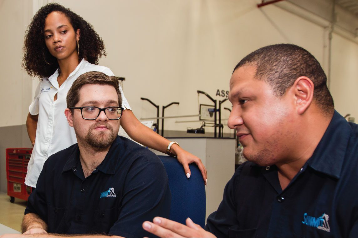 Zachary Hopkins Employed at Summit Aerospace